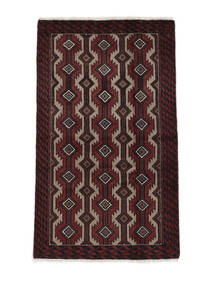  Baluch Rug 100X176 Authentic
 Oriental Handknotted Black/Brown (Wool, )