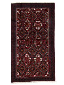  Persian Baluch Rug 99X178 Black/Dark Red (Wool, Persia/Iran)