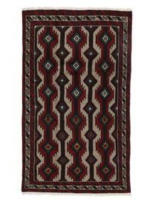 98X167 Baluch Rug Rug Authentic
 Oriental Handknotted Black/Brown (Wool, Persia/Iran)
