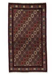  Baluch Rug 98X174 Authentic
 Oriental Handknotted Black/Brown (Wool, )