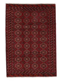  Turkaman Rug 204X295 Authentic
 Oriental Handknotted Black/White/Creme (Wool, Persia/Iran)