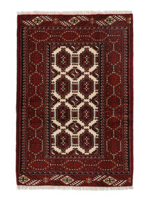  Turkaman Rug 105X155 Authentic
 Oriental Handknotted Black/White/Creme (Wool, Persia/Iran)