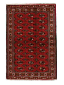  Turkaman Rug 134X200 Authentic Oriental Handknotted Black/Dark Red (Wool, Persia/Iran)
