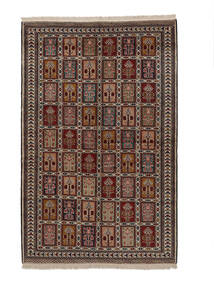  Turkaman Rug 155X240 Authentic Oriental Handknotted White/Creme/Black (Wool, Persia/Iran)