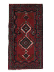  Baluch Rug 90X175 Authentic
 Oriental Handknotted Black (Wool, Persia/Iran)