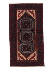 Authentic
 Rug Baluch Rug 99X183 Black (Wool, Persia/Iran)