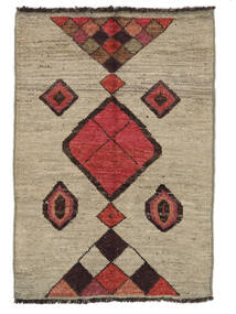  Moroccan Berber - Afghanistan Rug 91X130 Authentic
 Modern Handknotted Brown/White/Creme (Wool, Afghanistan)