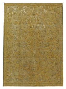  Colored Vintage - Persien/Iran Rug 224X310 Authentic
 Modern Handknotted Dark Brown/Olive Green (Wool, Persia/Iran)
