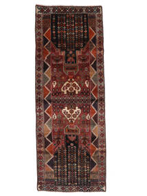  Persian Qashqai Rug 106X286 Runner
 Black/Dark Red (Wool, Persia/Iran)