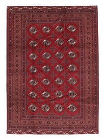  Turkaman Rug 203X290 Authentic Oriental Handknotted Black/Dark Brown (Wool, Persia/Iran)