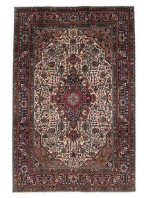 Tabriz Rug 194X294 Authentic
 Oriental Handknotted Black/Dark Brown/White/Creme (Wool, Persia/Iran)