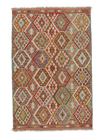 124X190 Kilim Afghan Old Style Rug Rug Authentic
 Oriental Handwoven Brown/Dark Red (Wool, Afghanistan)