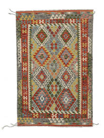  Oriental Kilim Afghan Old Style Rug 113X173 Dark Red/Green (Wool, Afghanistan)