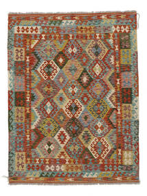  Kilim Afghan Old Style Rug 149X193 Authentic Oriental Handwoven Dark Red/Brown (Wool, )