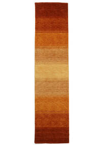  Gabbeh Rainbow - Rust Rug 80X340 Modern Runner
 White/Creme/Dark Red (Wool, India)