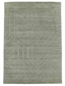  160X230 Labyrinth Rug - Teal Wool, 