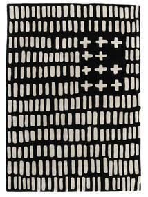  Wool Rug 250X350 Count Down Black/Off White Large 