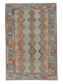 Kilim Afghan Old Style Rug 201X295 Authentic
 Oriental Handwoven Brown/Dark Yellow (Wool, )