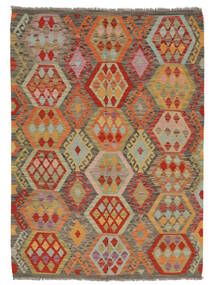  Kilim Afghan Old Style Rug 138X190 Authentic
 Oriental Handwoven Dark Brown/Brown (Wool, Afghanistan)
