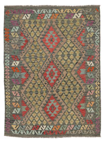 Kilim Afghan Old Style Rug Rug 149X195 Dark Yellow/Brown (Wool, Afghanistan)