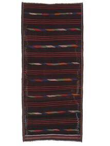  130X292 Afghan Vintage Kilim Rug Runner
 Rug Black/Dark Red Afghanistan 