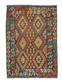  Kilim Afghan Old Style Rug 122X176 Authentic
 Oriental Handwoven Dark Brown/Black (Wool, Afghanistan)