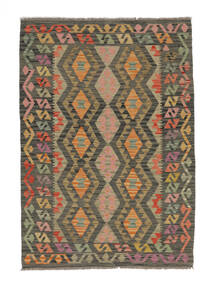  Kilim Afghan Old Style Rug 129X184 Authentic
 Oriental Handwoven Brown/Black (Wool, )