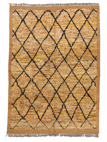  Contemporary Design Rug 172X237 Authentic Modern Handknotted Brown/White/Creme (Wool, Afghanistan)