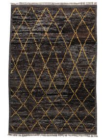 210X308 Contemporary Design Rug Modern Black/Brown (Wool, Afghanistan)