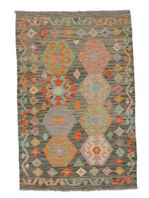  Kilim Afghan Old Style Rug 99X150 Authentic
 Oriental Handwoven Brown/Dark Yellow (Wool, )