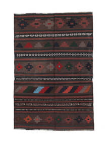 Afghan Vintage Kilim Rug 138X202 Authentic
 Oriental Handwoven Black/White/Creme (Wool, Afghanistan)