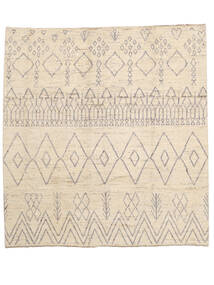  Contemporary Design Rug 262X284 Authentic
 Modern Handknotted Square Dark Beige/Light Brown Large (Wool, Afghanistan)