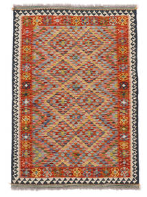  Kilim Afghan Old Style Rug 101X146 Authentic
 Oriental Handwoven Dark Brown/White/Creme (Wool, Afghanistan)