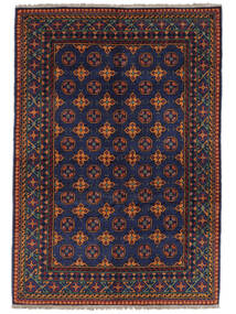  Afghan Rug 123X180 Authentic
 Oriental Handknotted Black/Dark Brown (Wool, Afghanistan)