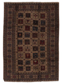  Baluch Rug 208X290 Authentic
 Oriental Handknotted Black (Wool, Afghanistan)