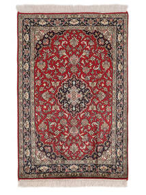 Kashmir Pure Silk Rug Rug 65X97 Dark Red/Brown (Silk, India)