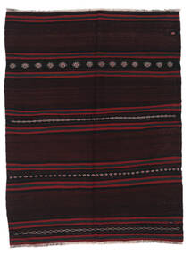  Afghan Vintage Kilim Rug 125X164 Authentic
 Oriental Handwoven Black/Dark Red (Wool, )