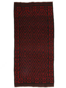 Afghan Vintage Kilim Rug Rug 171X353 Runner
 Black/Dark Red (Wool, Afghanistan)