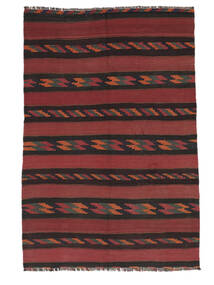  Afghan Vintage Kilim Rug 143X215 Authentic
 Oriental Handwoven Dark Red/Black (Wool, )