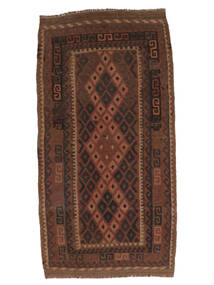  Afghan Vintage Kilim Rug 106X210 Authentic
 Oriental Handwoven Black/Dark Brown (Wool, Afghanistan)