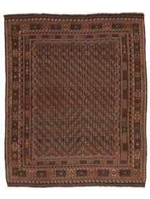  Afghan Vintage Kilim Rug 250X312 Authentic Oriental Handwoven Black/Brown Large (Wool, )