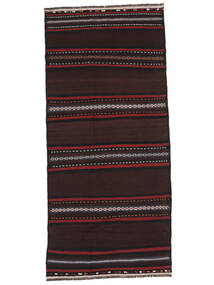  Afghan Vintage Kilim Rug 110X243 Vintage Wool Black/Dark Red Small 
