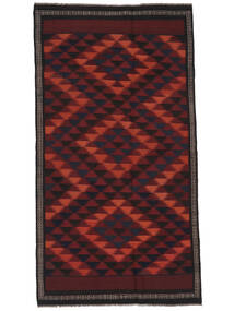 144X268 Afghan Vintage Kilim Rug Oriental Black/Dark Red (Wool, Afghanistan)