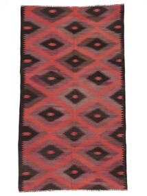 150X267 Afghan Vintage Kilim Rug Oriental Dark Red/Black (Wool, Afghanistan)