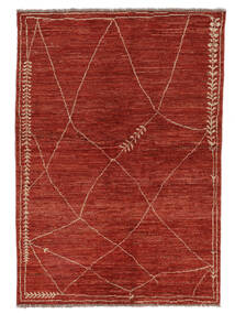  Contemporary Design Rug 141X199 Authentic
 Modern Handknotted Dark Red/Black (Wool, Afghanistan)