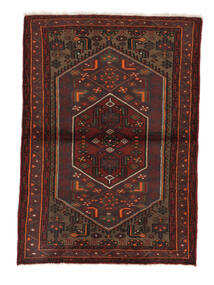  Hamadan Rug 106X149 Authentic
 Oriental Handknotted Black (Wool, Persia/Iran)
