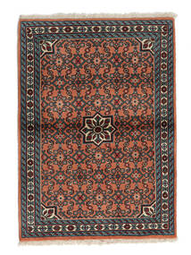 Hosseinabad Rug Rug 103X143 Black/Dark Red (Wool, Persia/Iran)