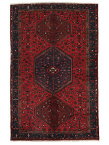 Hamadan Rug Rug 132X205 Black/Dark Red (Wool, Persia/Iran)
