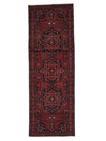  Persian Hamadan Rug Rug 106X310 Runner
 Black/Dark Red (Wool, Persia/Iran)