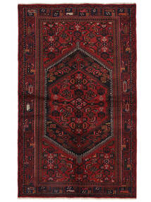  136X220 Hamadan Rug Black/Dark Red Persia/Iran 